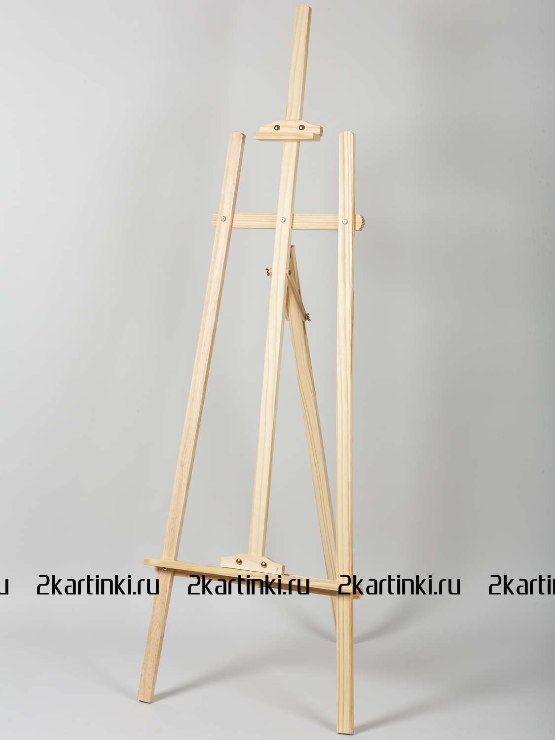 Мольберт лира большой, 175 см, сосна, артикул easel2klira175 купить по цене  1200.00 рублей в Брянске — интернет магазин Две картинки.