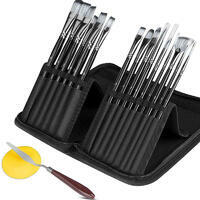 Без бренда «Набор кистей для рисования в чехле, премиум набор (15 нейлоновых кистей, 1 мастихин)» в Брянске 