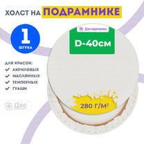 Без бренда «Холст Две картинки круглый 40 см на подрамнике» в Брянске в интернет-магазине  Без бренда «Холст Две картинки круглый 40 см на подрамнике» в Брянске