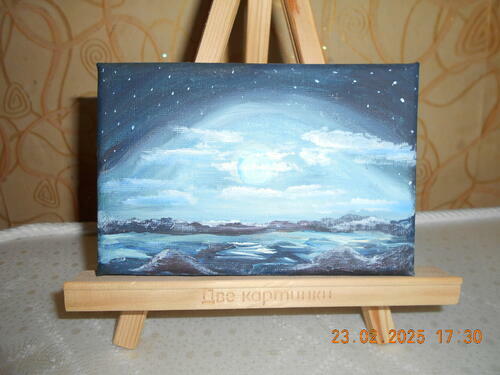 Фотографии готовых работ картин по номерам и алмазной мозаики