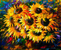 Без бренда «Собранный букет подсолнухов» в Брянске  в интернет-магазине  Без бренда «Собранный букет подсолнухов» в Брянске