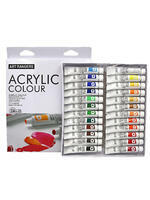 Без бренда «Коробка 24 шт.: Акриловые краски «Две картинки» 24 шт. по 12 мл, проф. пигмент» в Брянске 