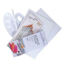 Без бренда «Набор подарочный «Две картинки»: краски акрил 12x12 мл, 2 холста 22x30 на мдф, 10 кистей, мастихин, палитра. Уценка (без упаковки)» в Брянске в интернет-магазине  Без бренда «Набор подарочный «Две картинки»: краски акрил 12x12 мл, 2 холста 22x30 на мдф, 10 кистей, мастихин, палитра. Уценка (без упаковки)» в Брянске