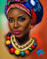 Без бренда «Портрет яркой женщины» в Брянске  в интернет-магазине  Без бренда «Портрет яркой женщины» в Брянске