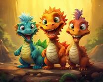 Без бренда «Милые и веселые дракончики» в Брянске 