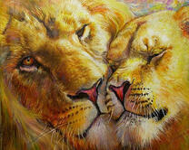 Лев и его львица