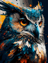 Серьезный филин