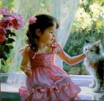 Без бренда «Девочка с кошкой на подоконнике» в Брянске 