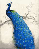 Без бренда «Павлин с голубыми перьями на ветке дерева» в Брянске в интернет-магазине Без бренда «Павлин с голубыми перьями на ветке дерева» в Брянске