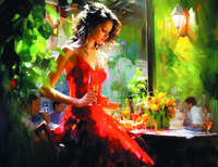 Без бренда «Милая девушка с бокалом шампанского» в Брянске 