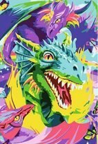 Без бренда «Стая ярких дракончиков» в Брянске в интернет-магазине  Без бренда «Стая ярких дракончиков» в Брянске