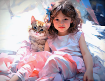 Без бренда «Девочка и пушистая кошечка» в Брянске в интернет-магазине  Без бренда «Девочка и пушистая кошечка» в Брянске