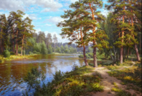 Без бренда «Хвойный лес и река» в Брянске в интернет-магазине  Без бренда «Хвойный лес и река» в Брянске