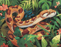 Без бренда «Маисовый полоз в зеленой листве» в Брянске в интернет-магазине  Без бренда «Маисовый полоз в зеленой листве» в Брянске