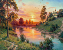 Без бренда «Вид на реку на закате» в Брянске 