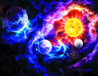 Без бренда «Солнце и планеты среди туч» в Брянске 