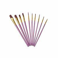 Без бренда «Кисти для рисования набор (10 шт) сиреневые» в Брянске в интернет-магазине Без бренда «Кисти для рисования набор (10 шт) сиреневые» в Брянске
